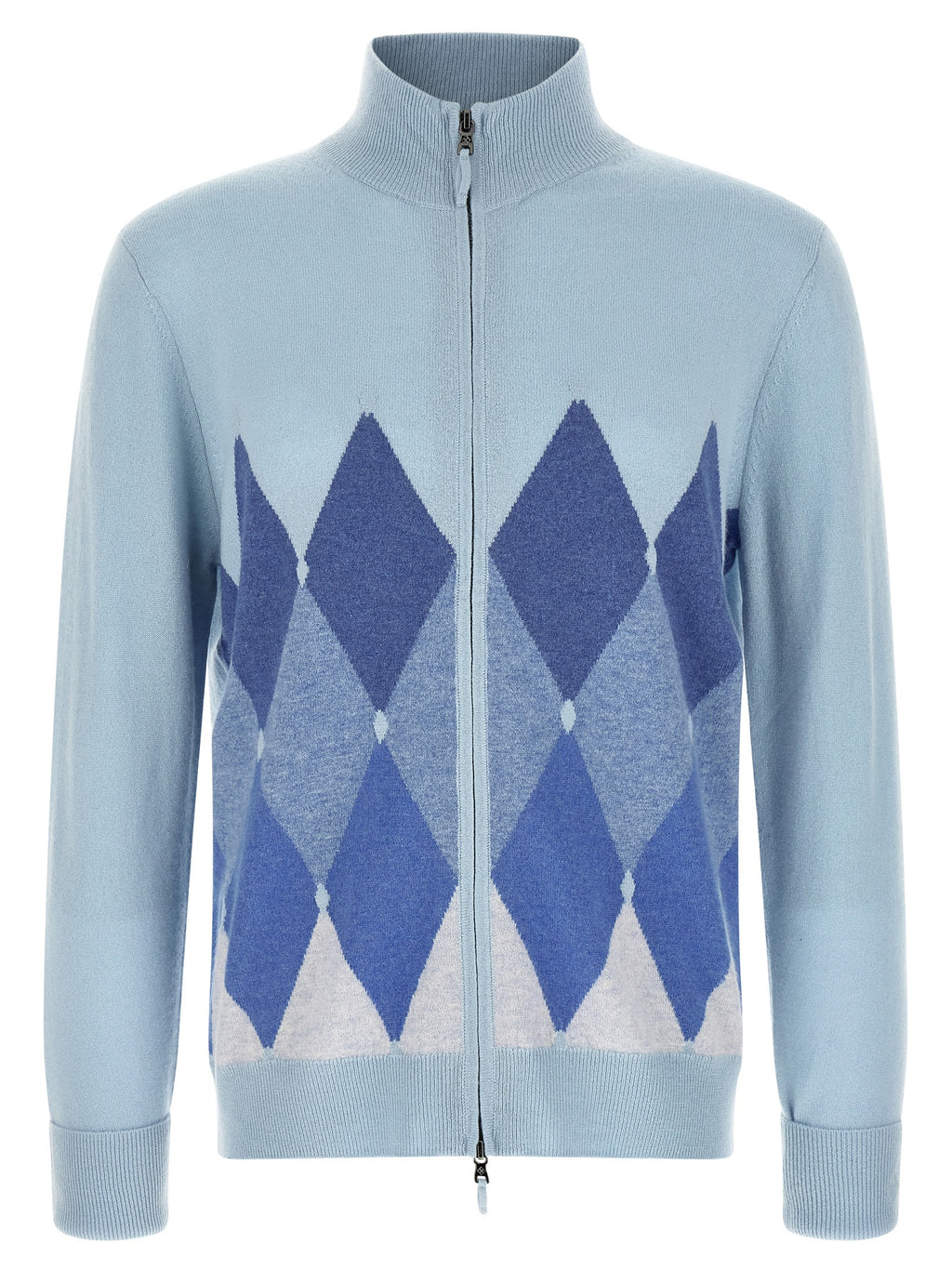 Ballantyne Blue Cashmere Cardigan