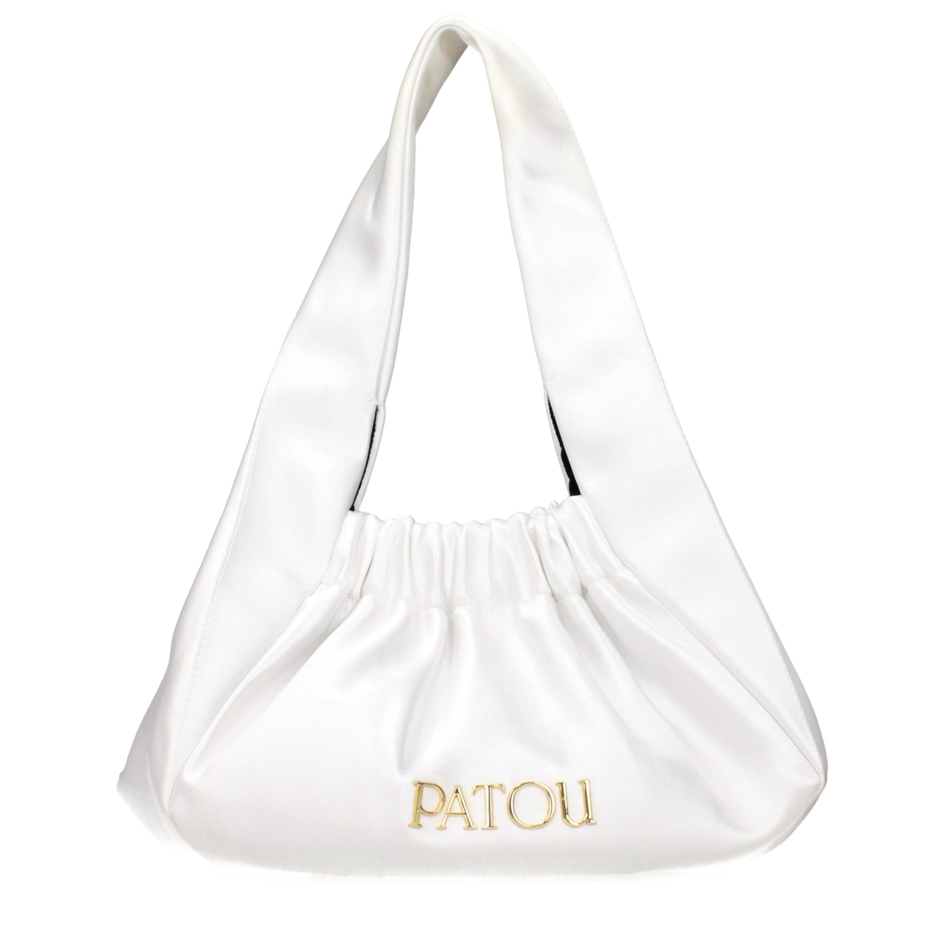 Patou White Fabric Handbag