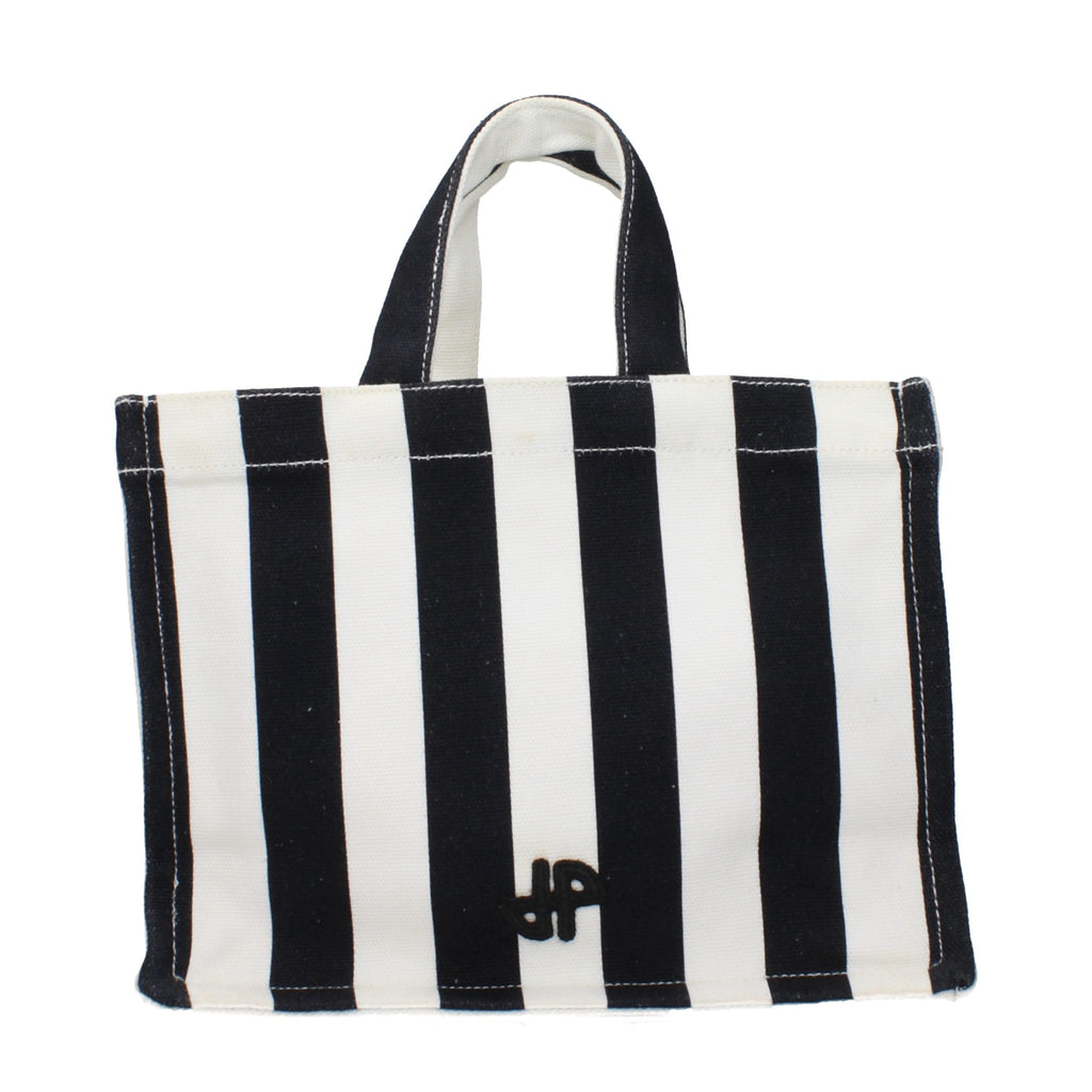 Patou Black Fabric Handbag