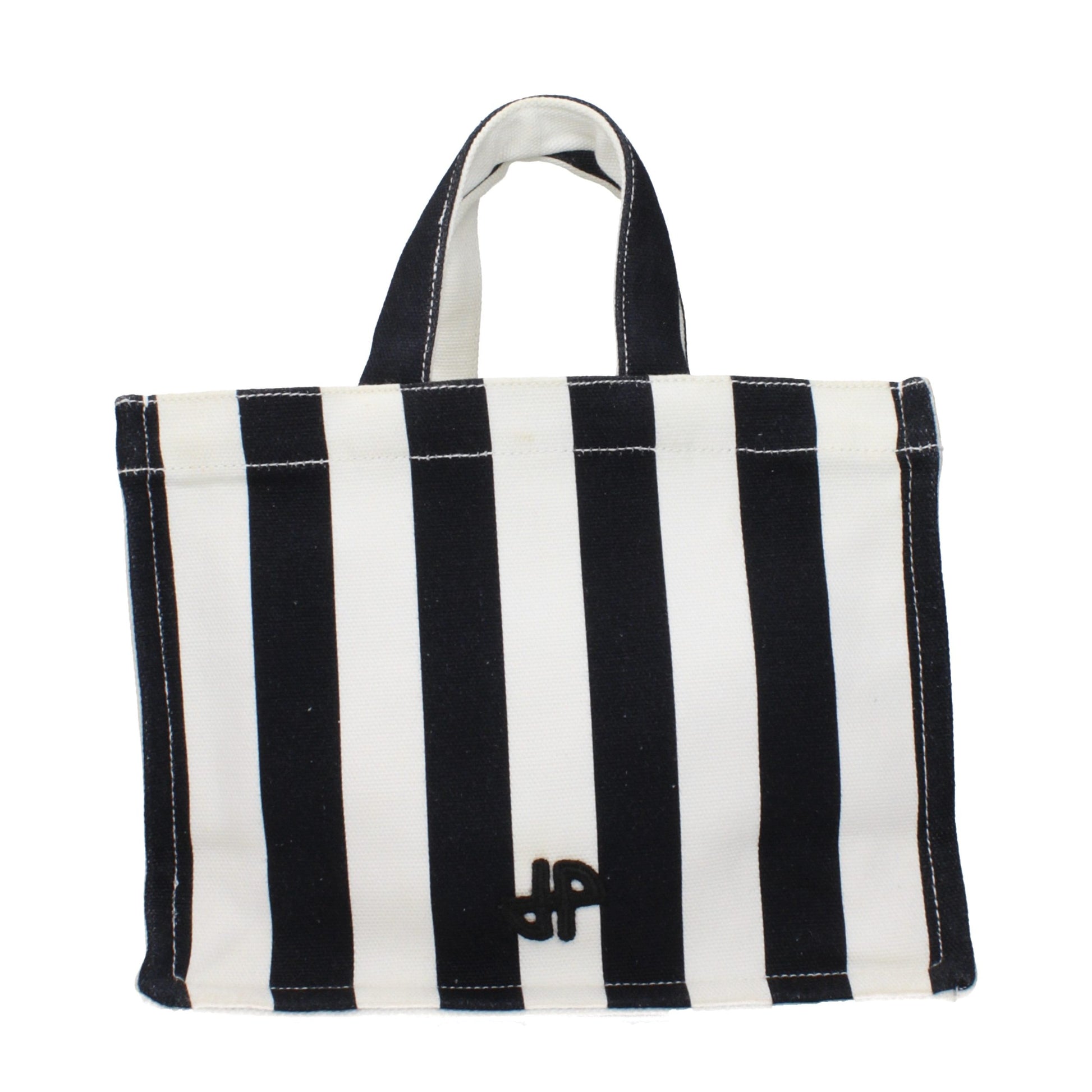 Patou Black Fabric Handbag