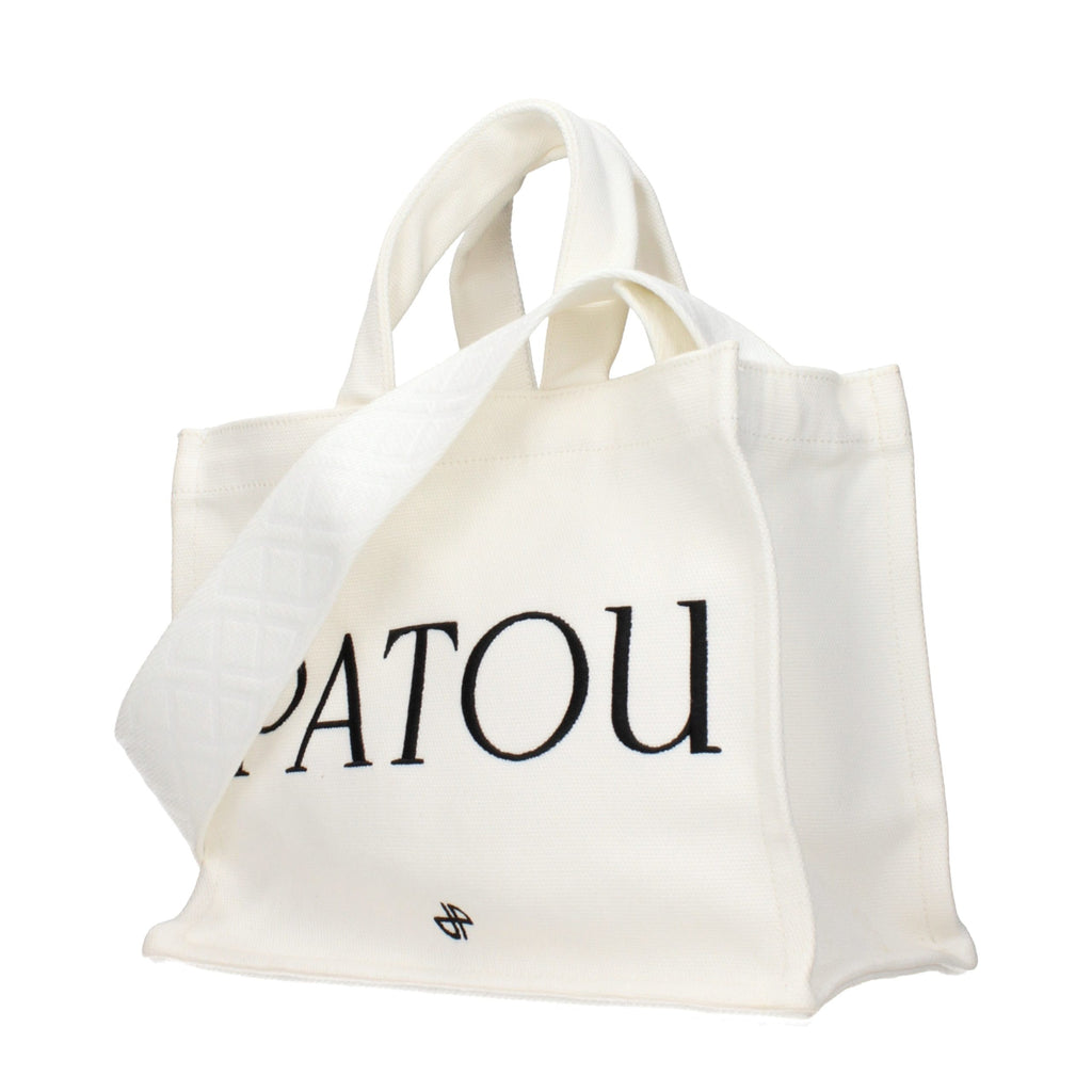Patou White Fabric Handbag