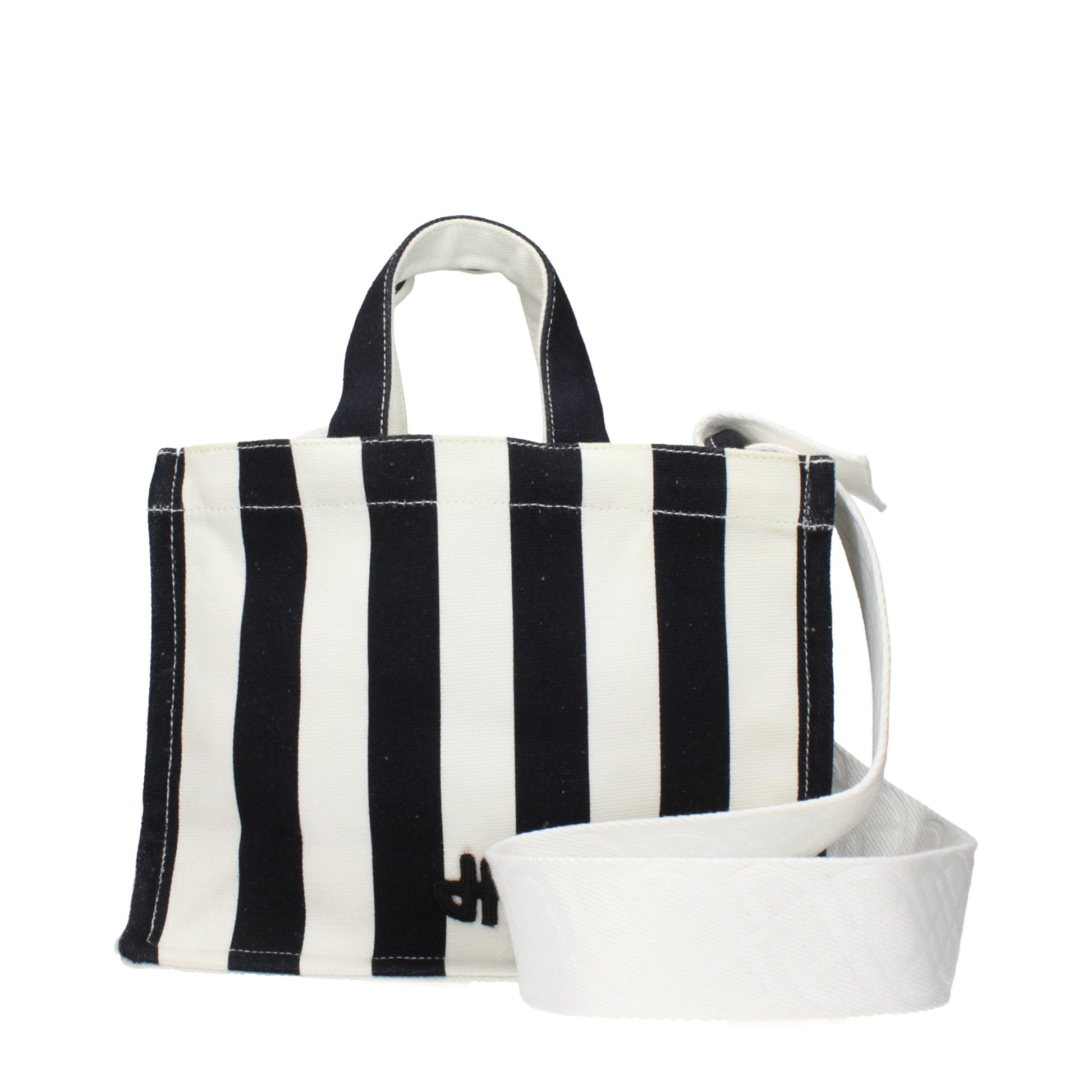 Patou Black Fabric Handbag