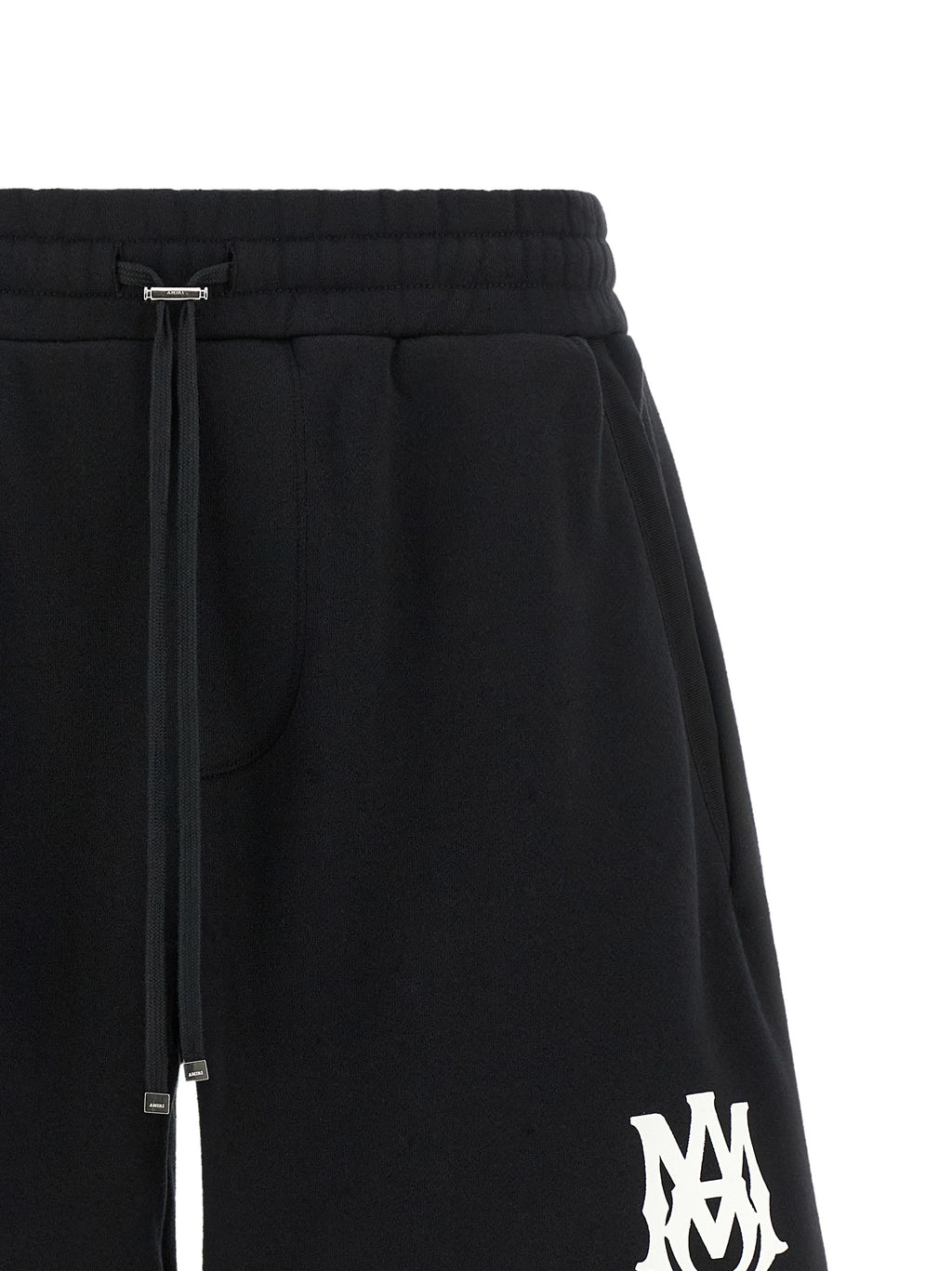 Amiri Black Cotton Bermuda Shorts