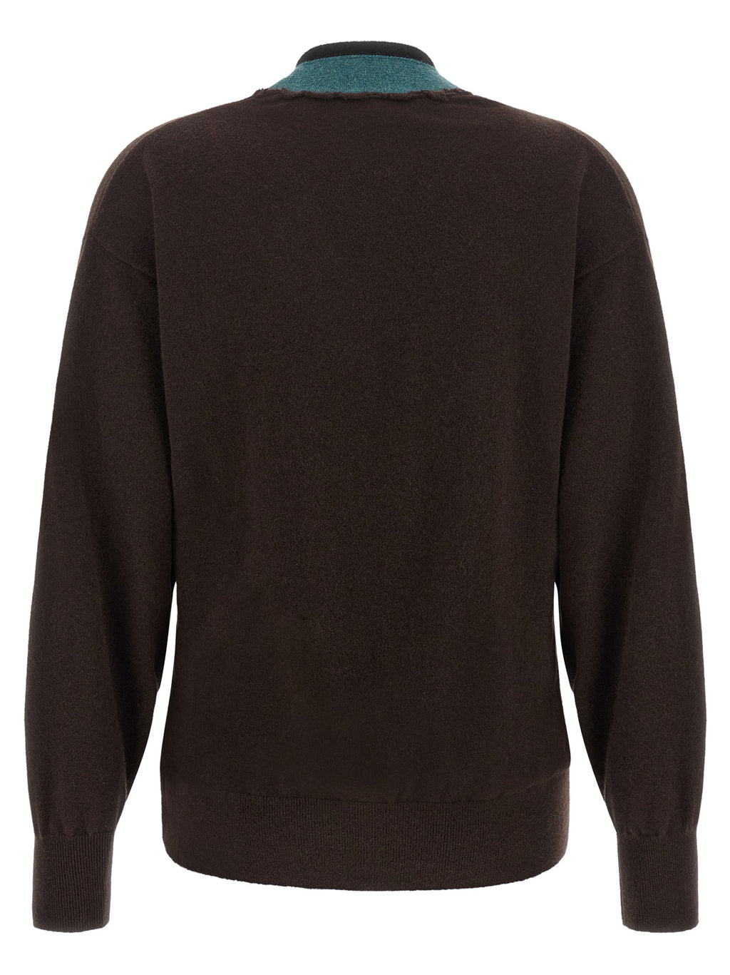 Dries Van Noten Brown Cashmere Cardigan