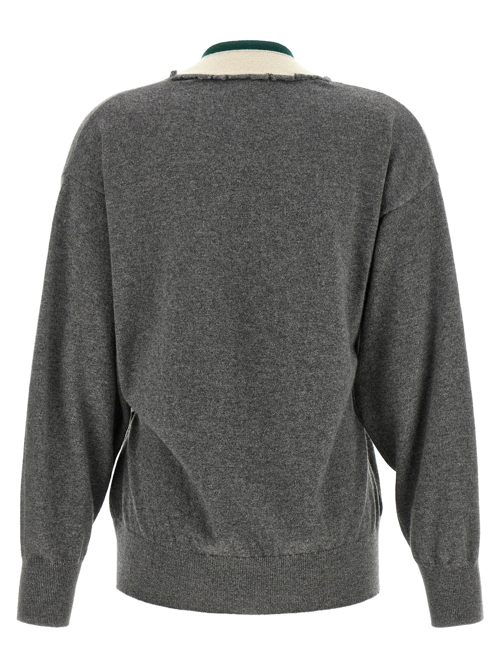 Dries Van Noten Gray Cashmere Cardigan