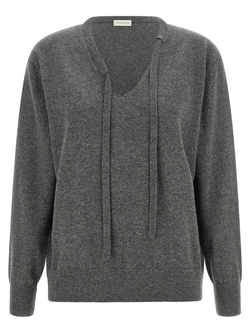 Dries Van Noten Gray Cashmere Cardigan