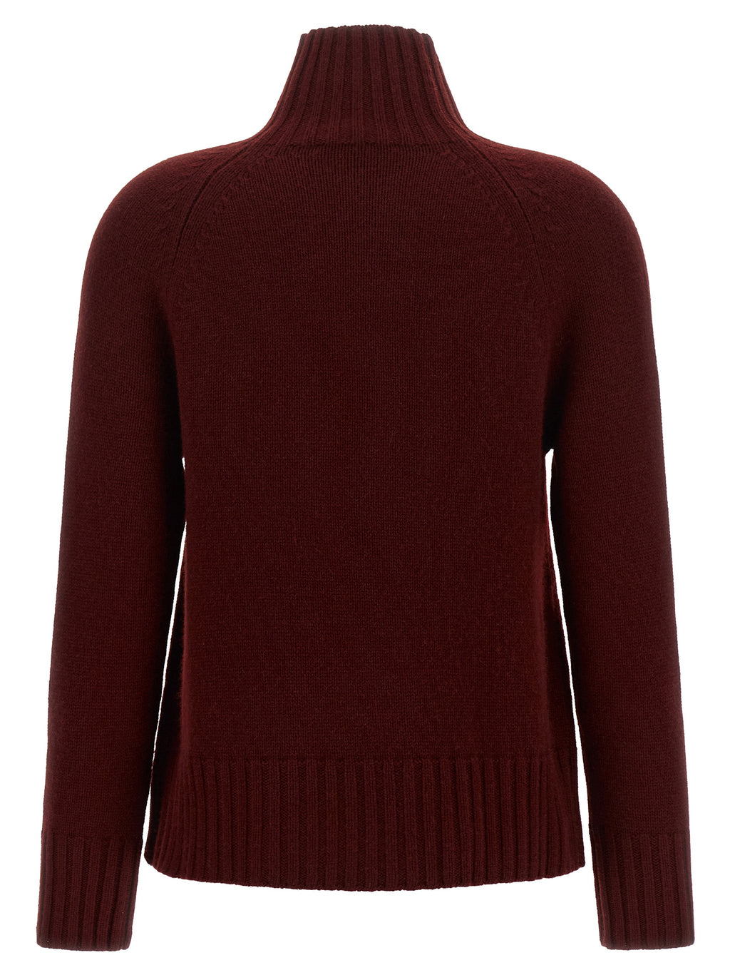 'S Max Mara Bordeaux Wool Cardigan