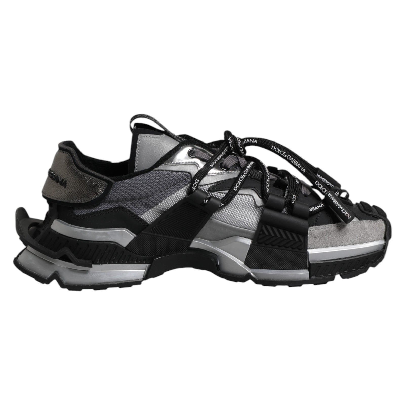 Dolce & Gabbana Multicolor Panelled Space Sneakers Men L-39 R-39.5 Shoes