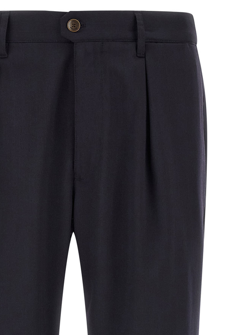 Incotex Blue Polyester Dress Pants