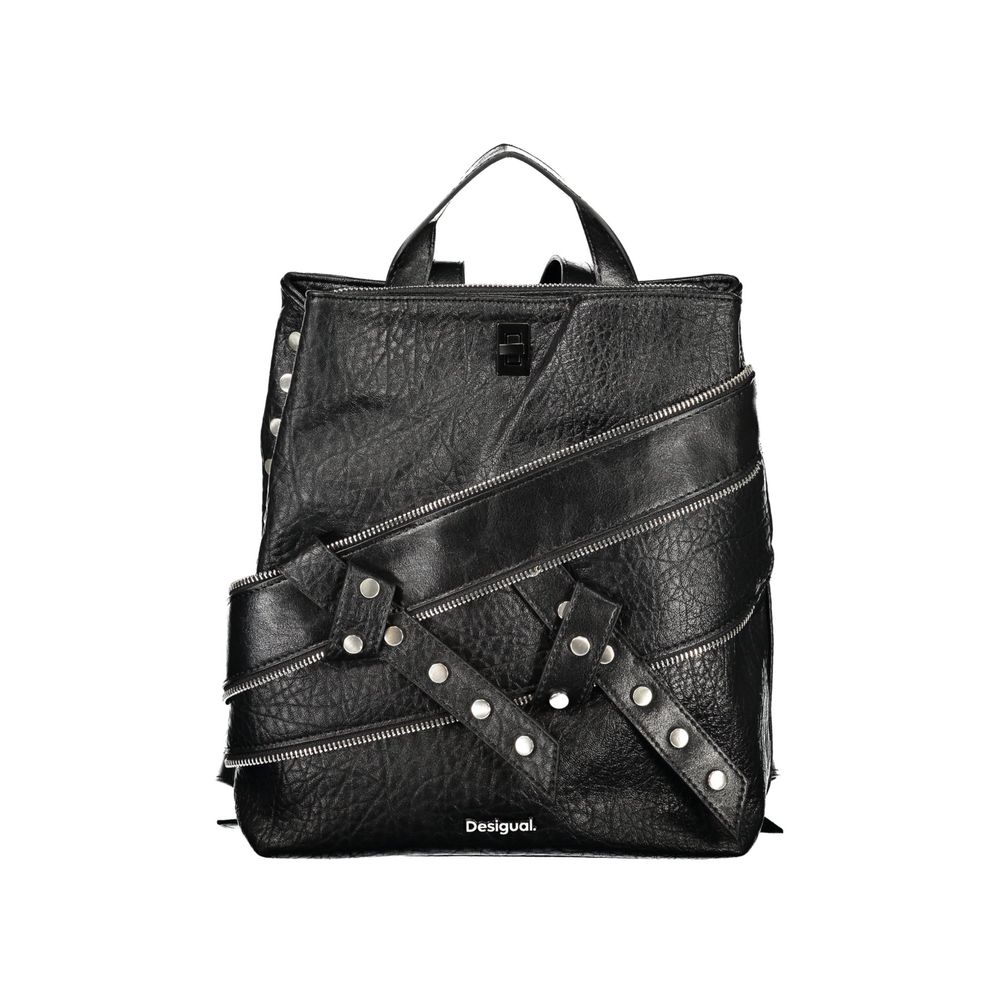 Desigual Black Polyethylene Backpack