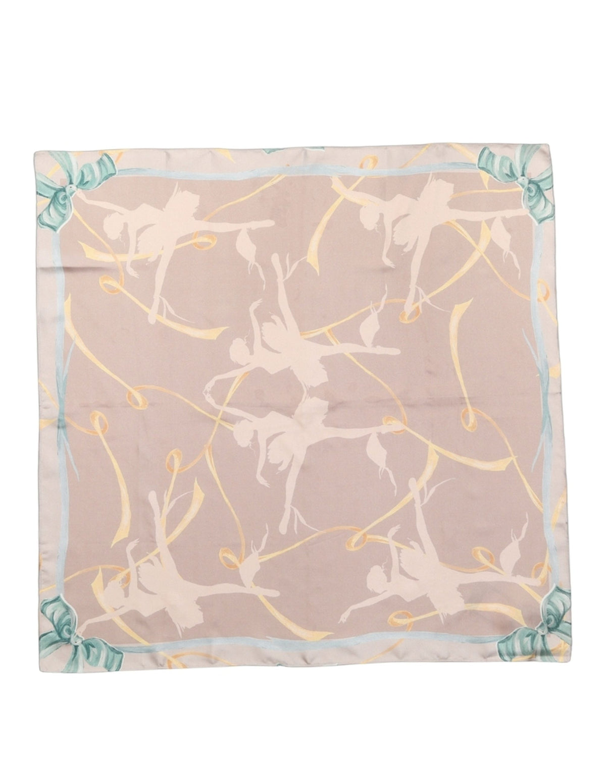 Dolce & Gabbana Herren Mehrfarbiger Ballerina-Blumen-Foulard-Schal
