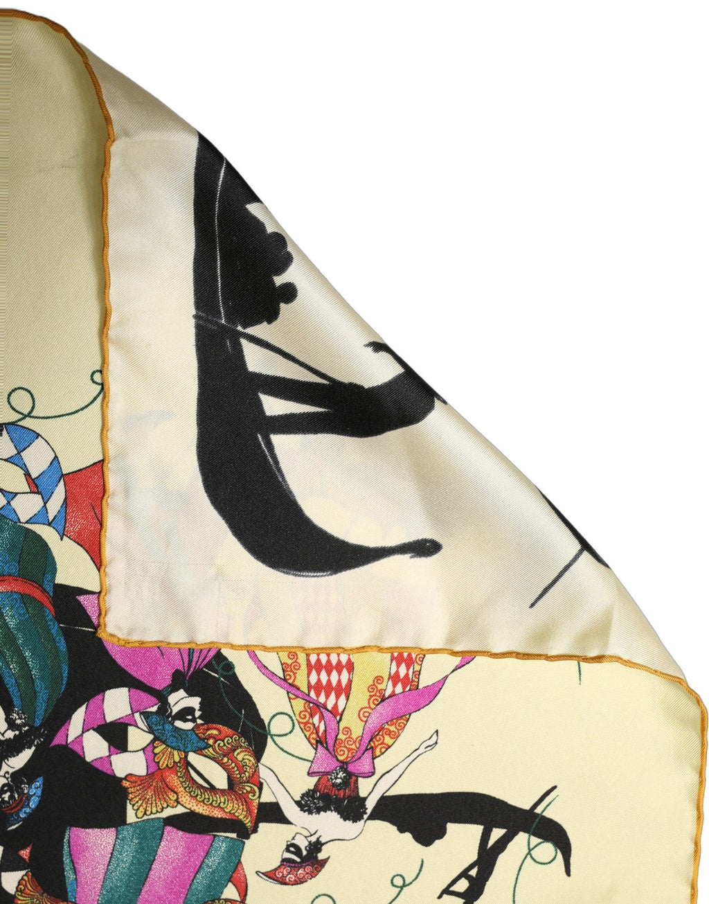 Dolce & Gabbana Seiden-Twill-Foulard „Venezia“ in Creme