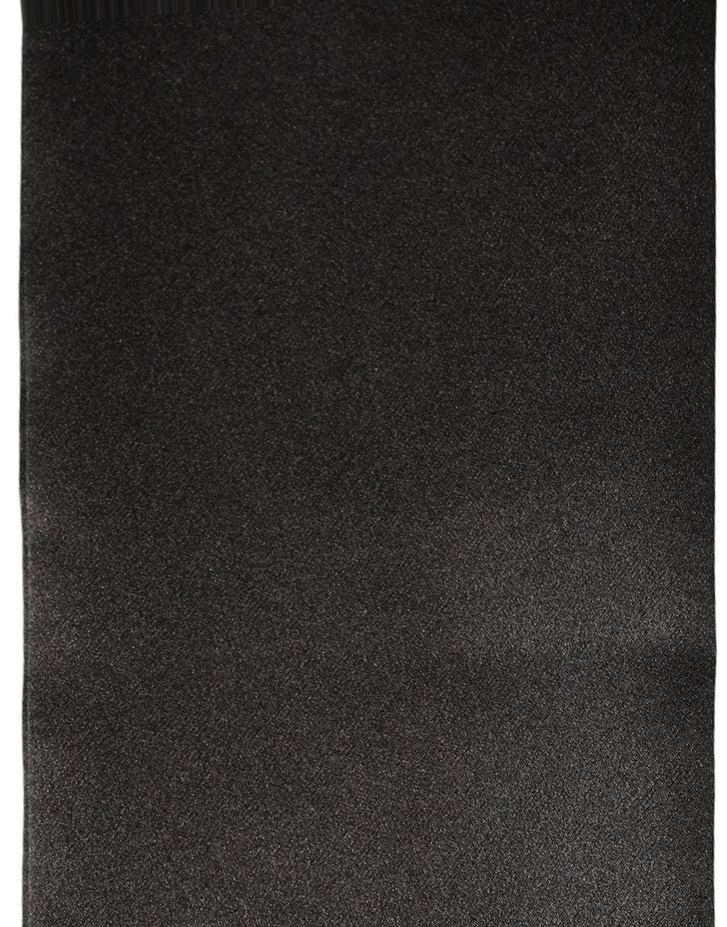 Dolce & Gabbana Men Black Satin Silk Skinny Neck Shawl Scarf