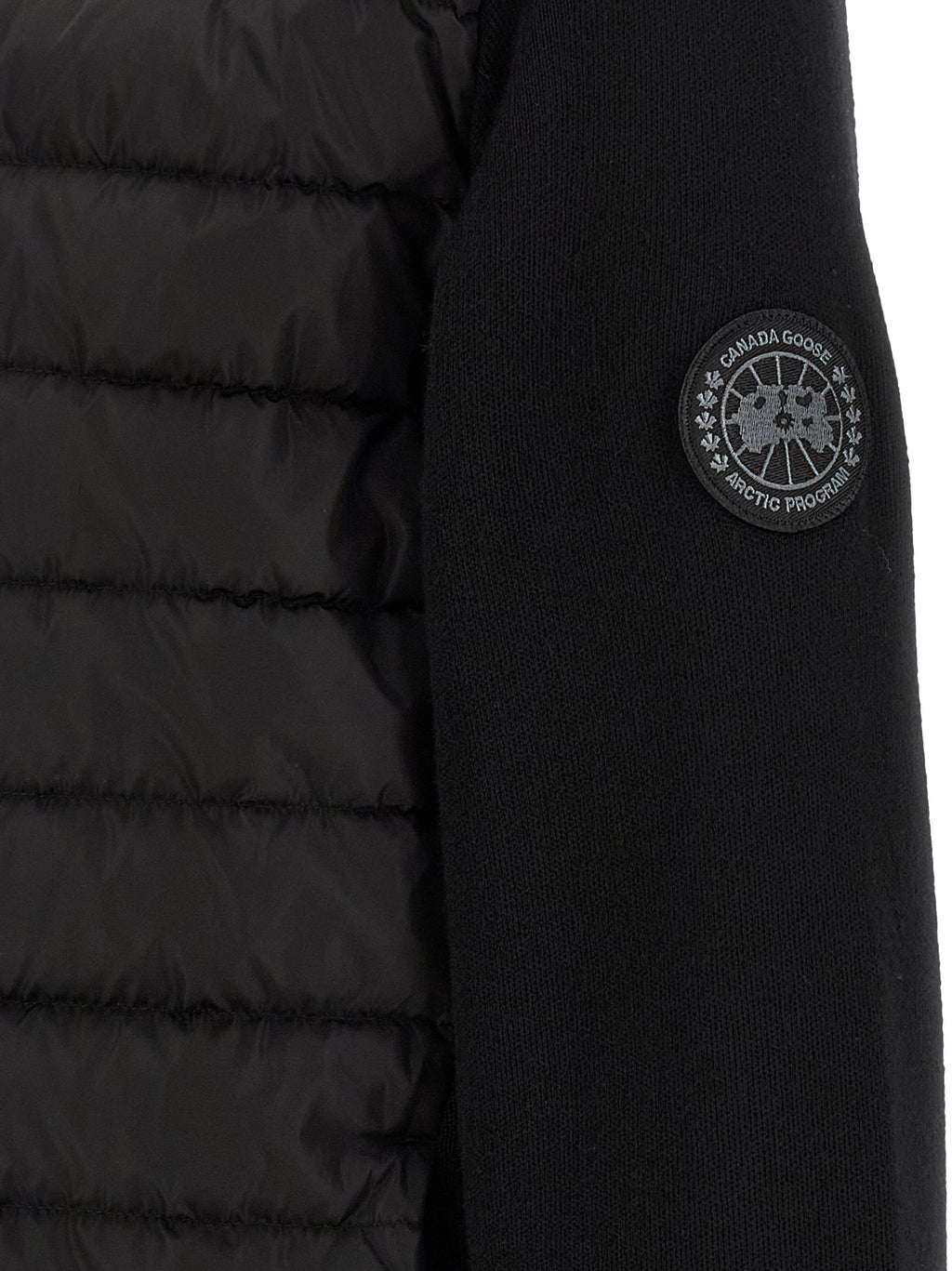 Canada Goose Black Wool Full-Length Jacket