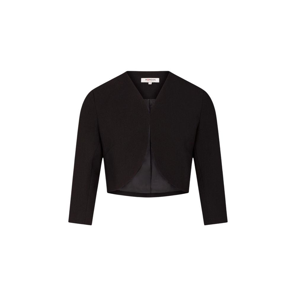 Morgan De Toi Black Polyester Biker Jacket