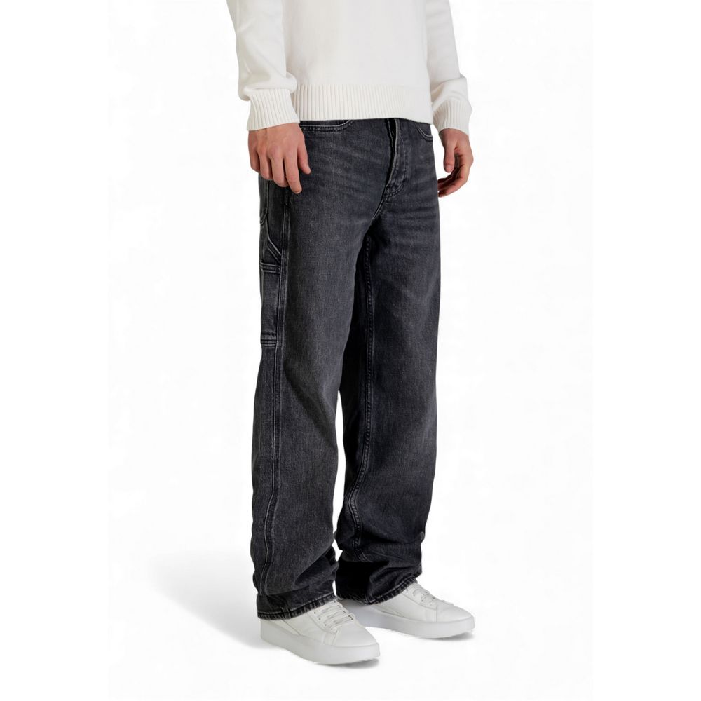 Tommy Hilfiger Jeans Black Recycled Cotton Relaxed Fit Jeans
