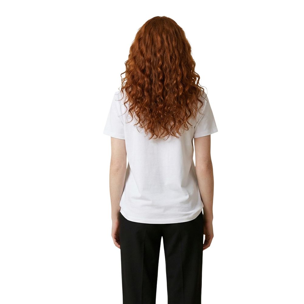 Liu Jo Weißes Baumwoll-T-Shirt