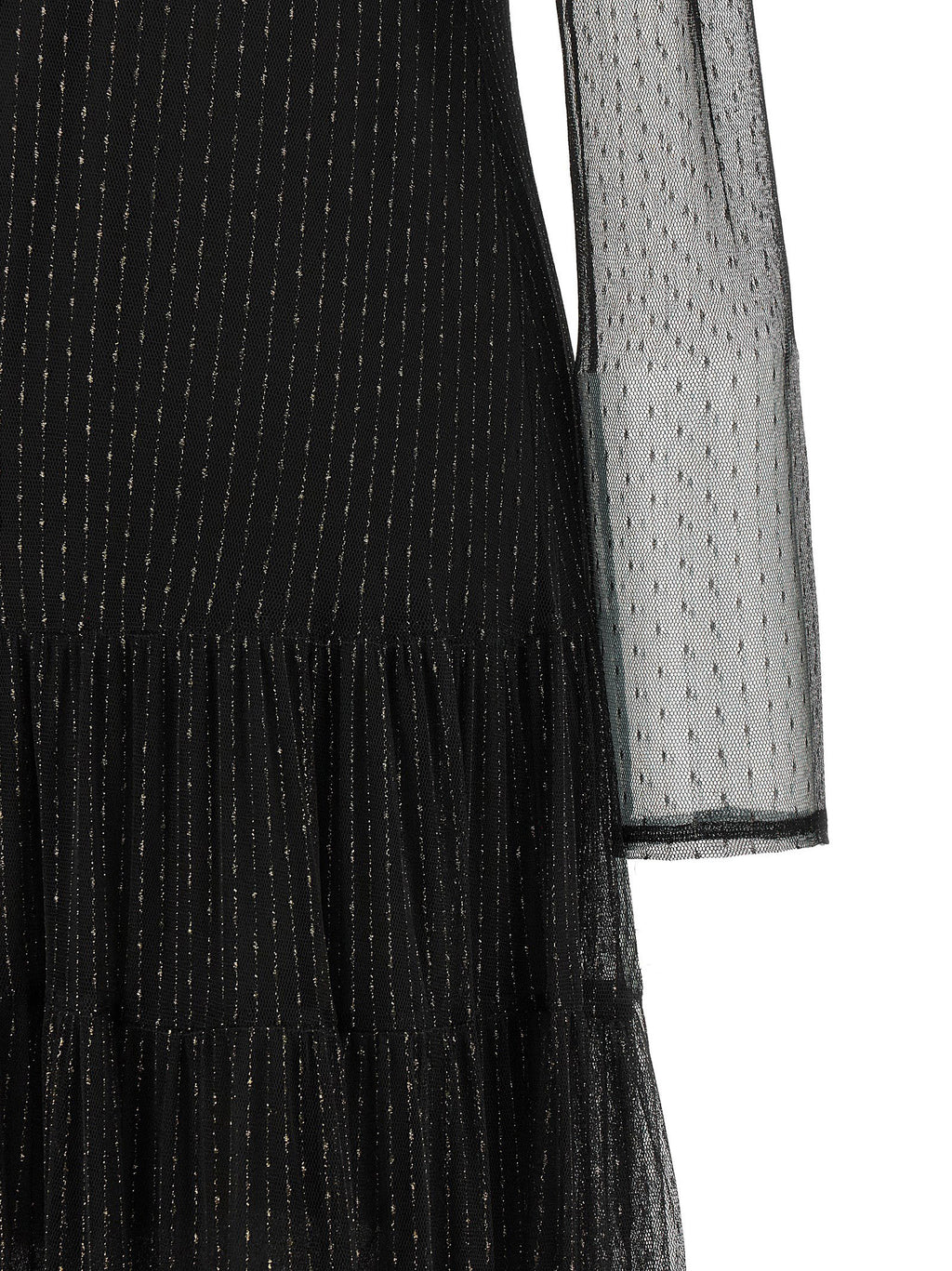 Twinset Black Polyamide Long Dress