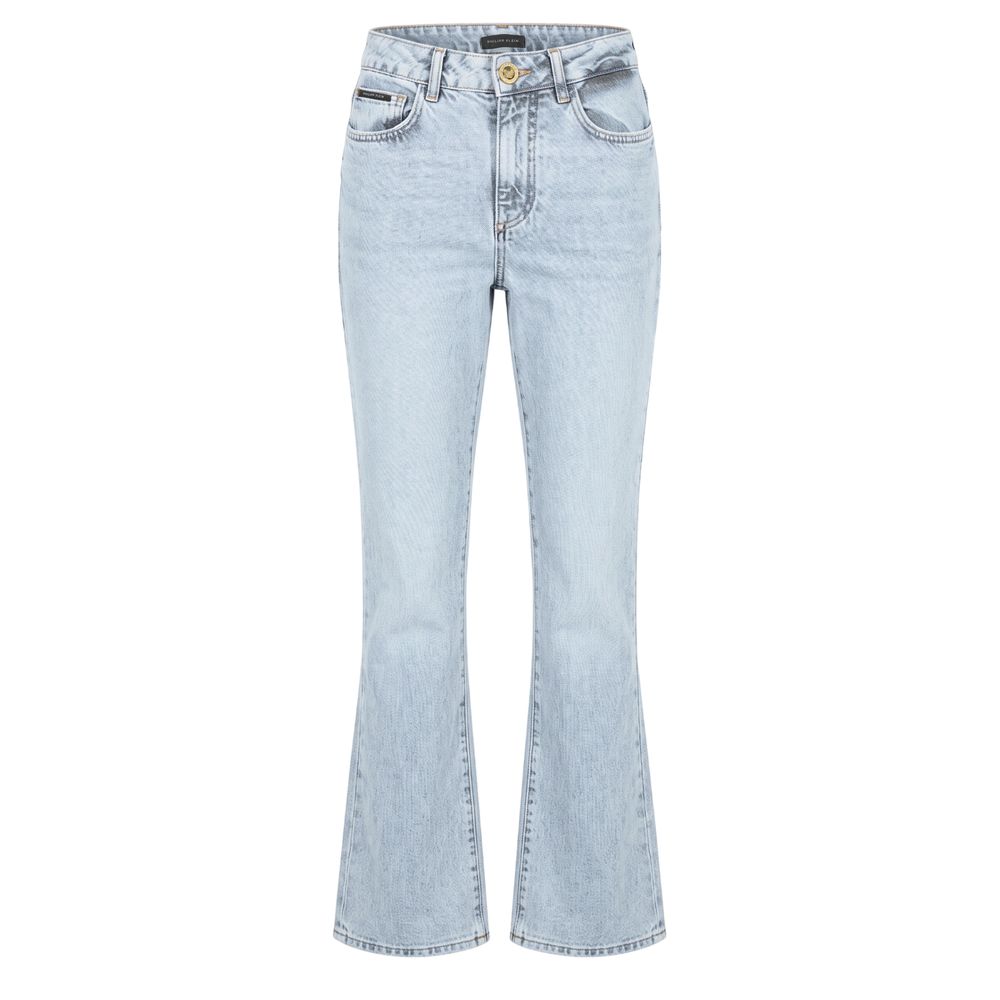 Philipp Plein Blue Cotton Women's Jeans