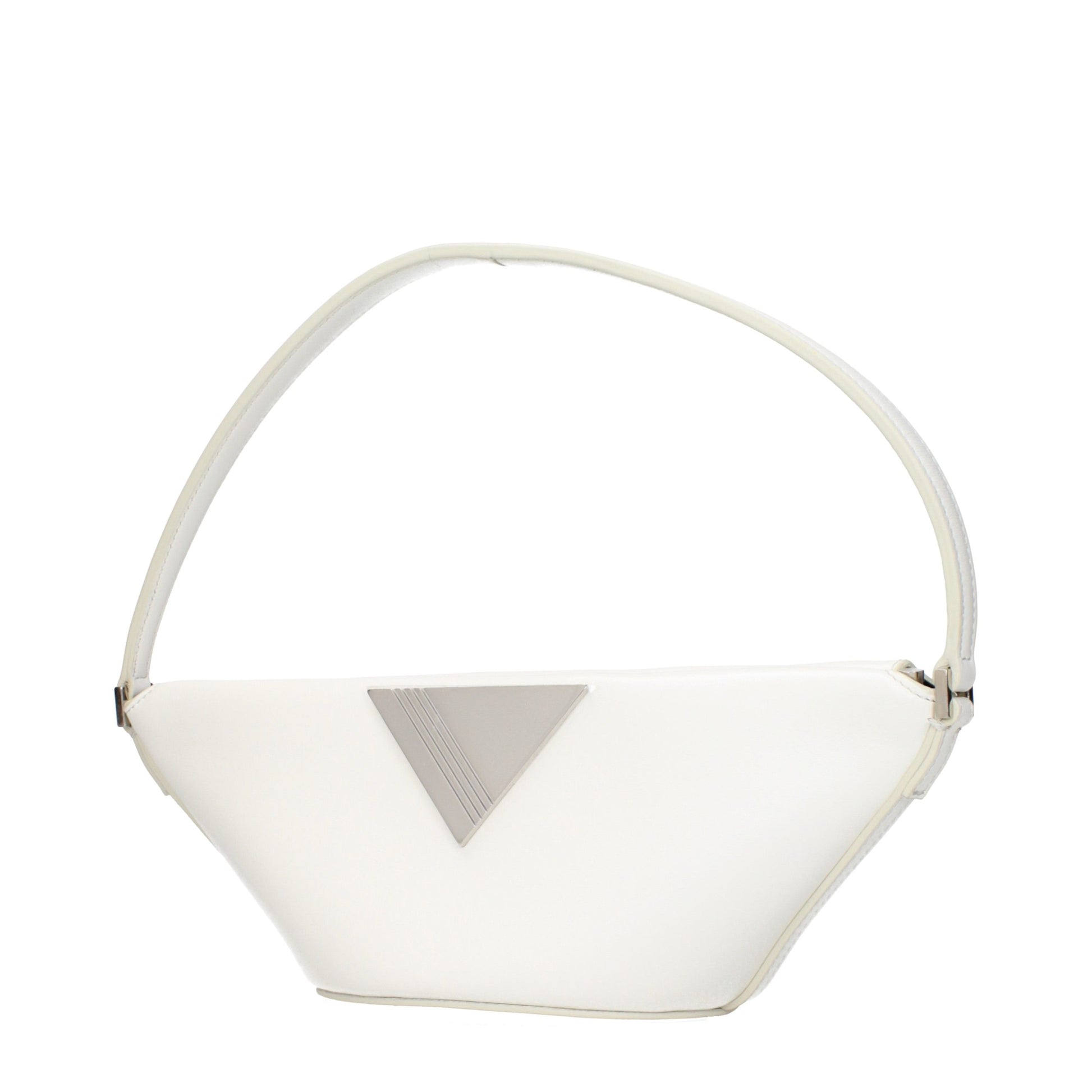 The Attico White Leather Handbag