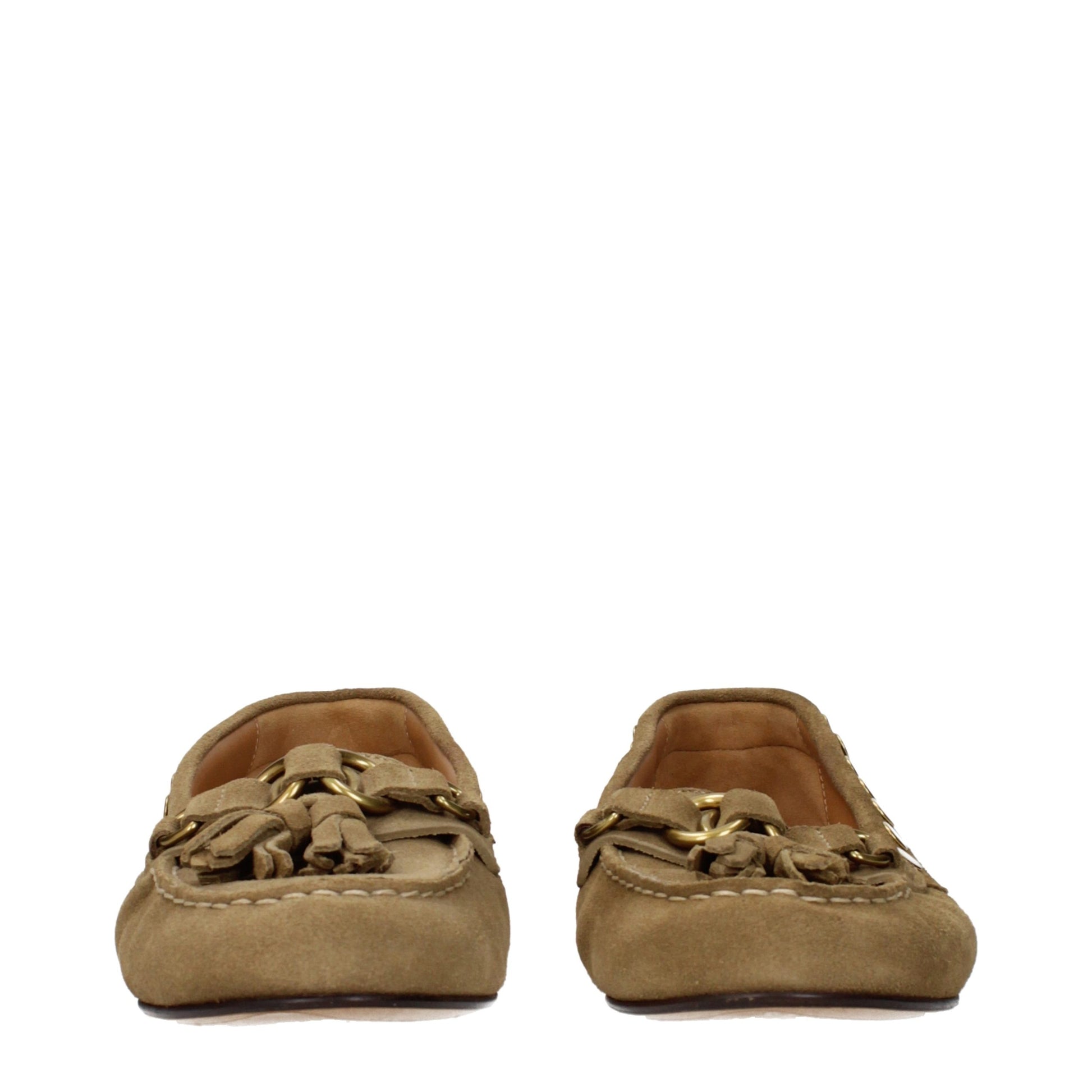 Isabel Marant Brown Leather Slip-On Loafers