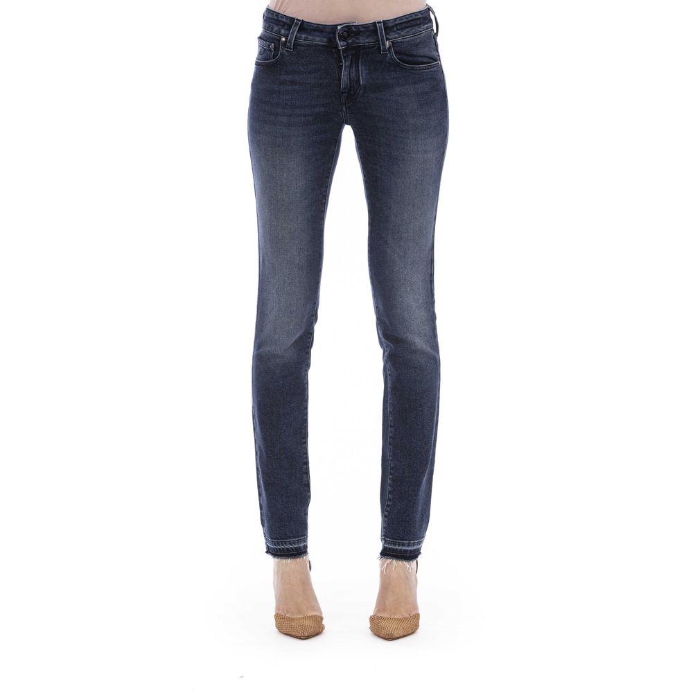 Jacob Cohen Blaue Baumwoll-Damenjeans
