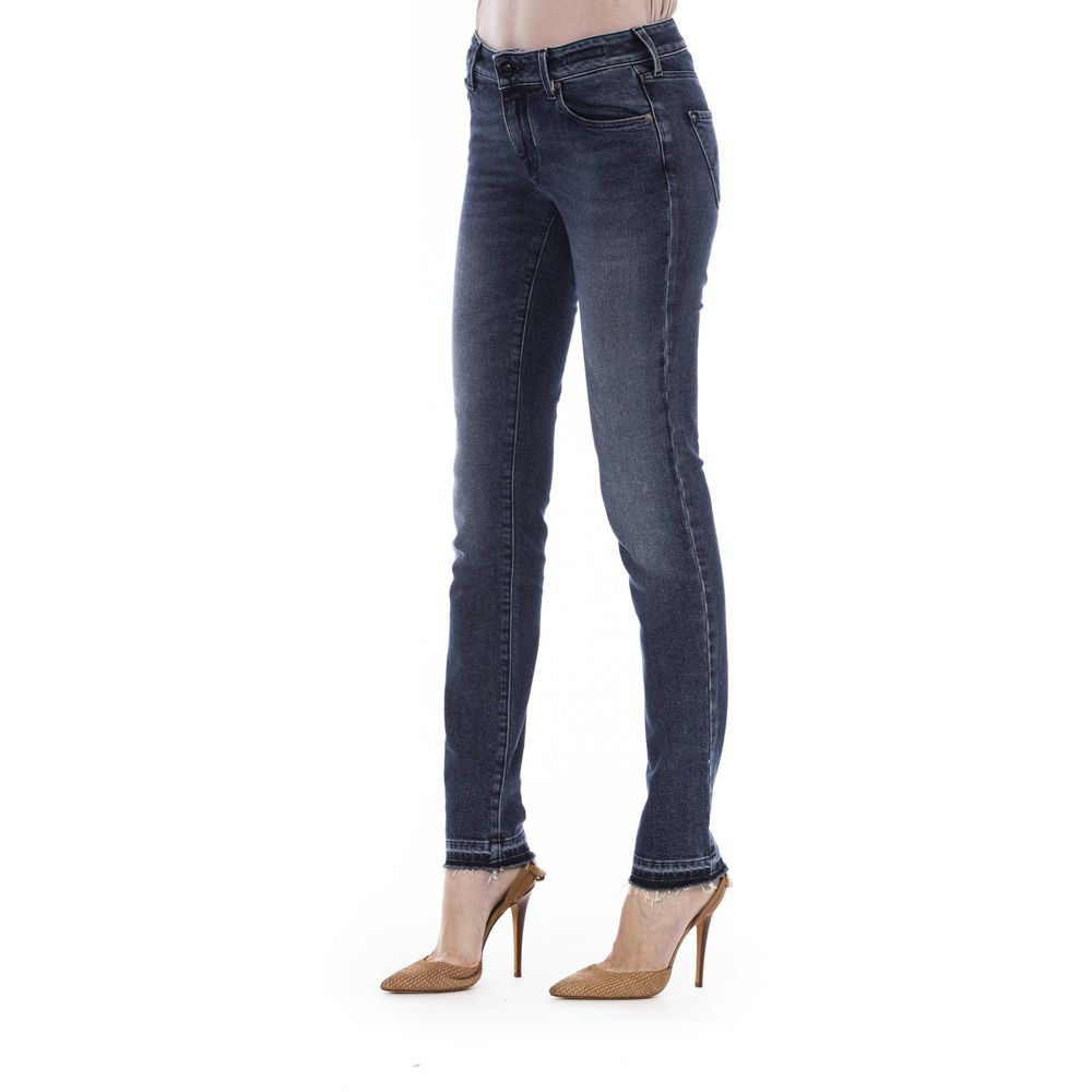 Jacob Cohen Blaue Baumwoll-Damenjeans