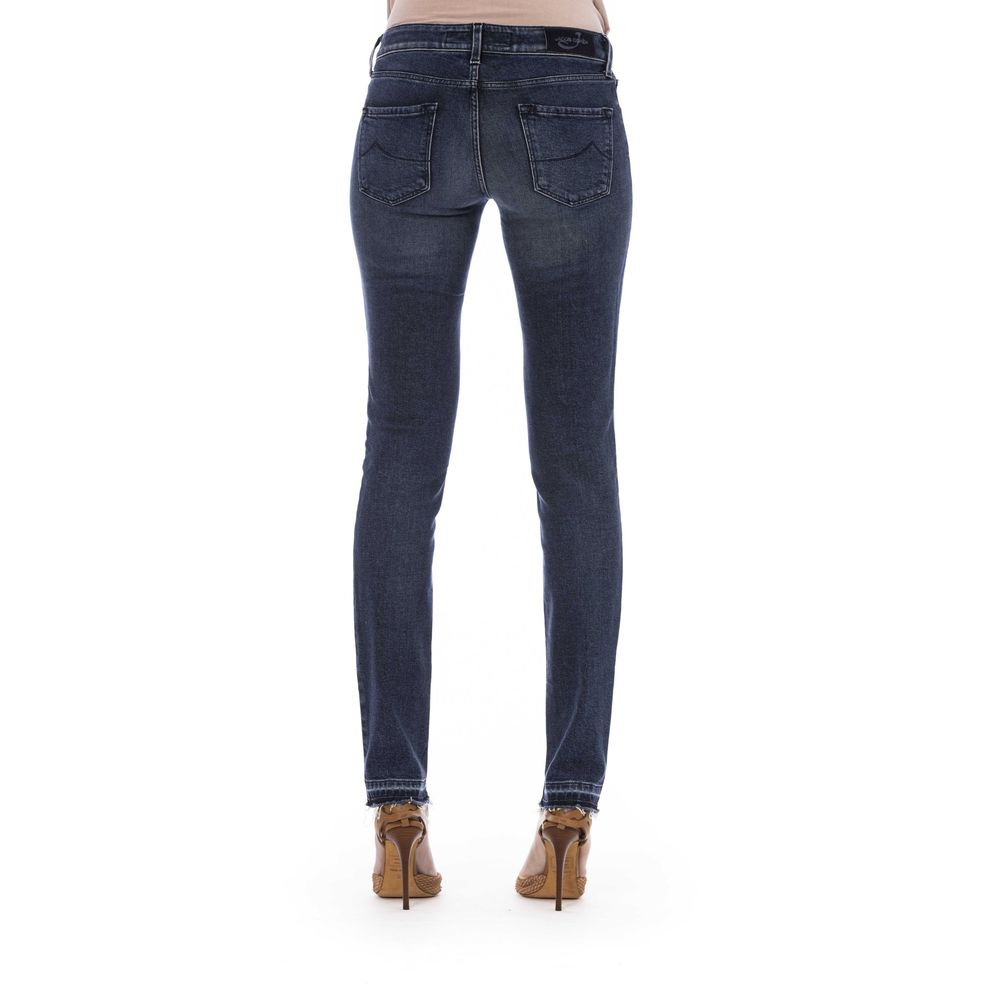 Jacob Cohen Blaue Baumwoll-Damenjeans