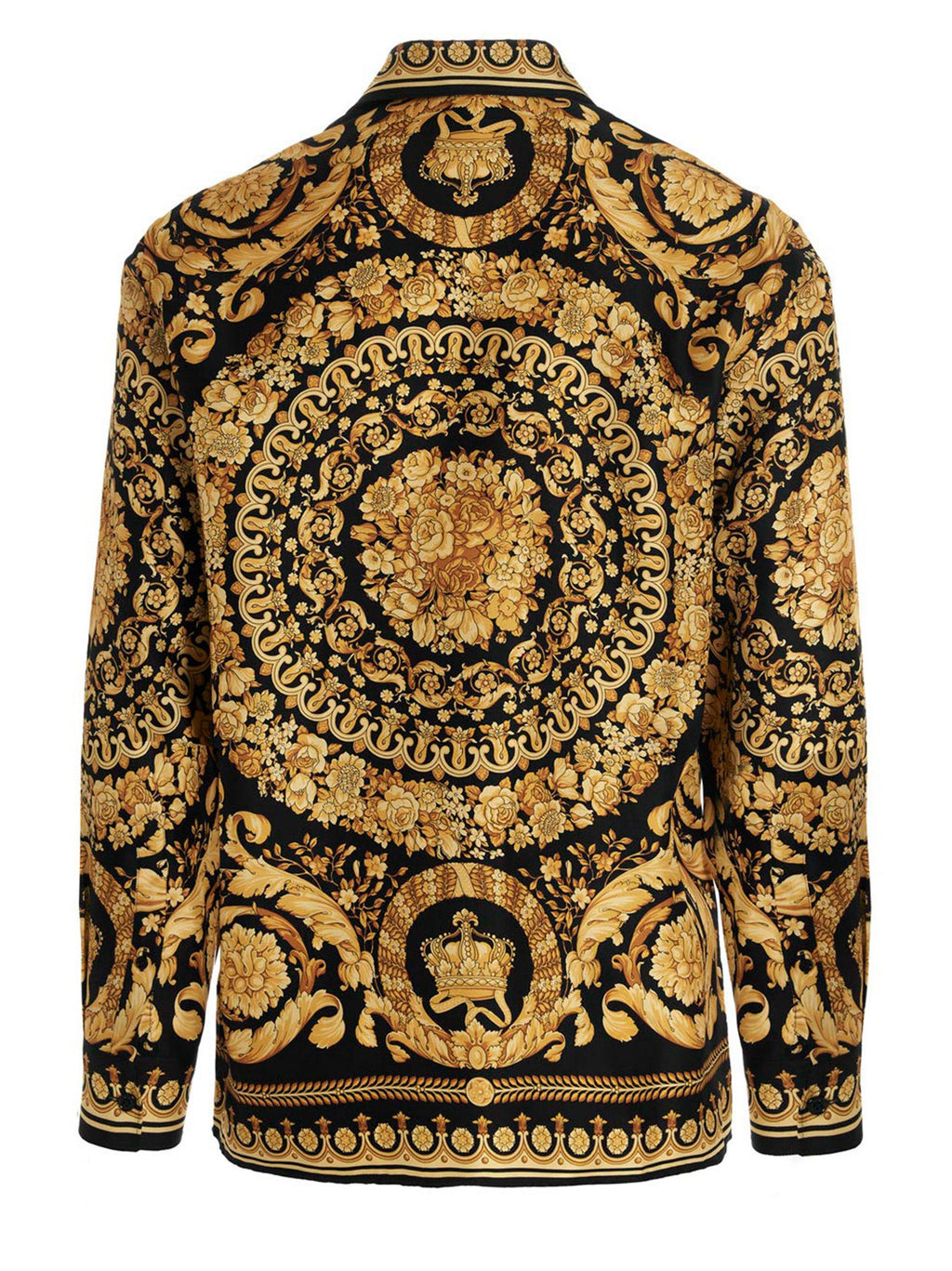 Versace Gold Silk Blouse