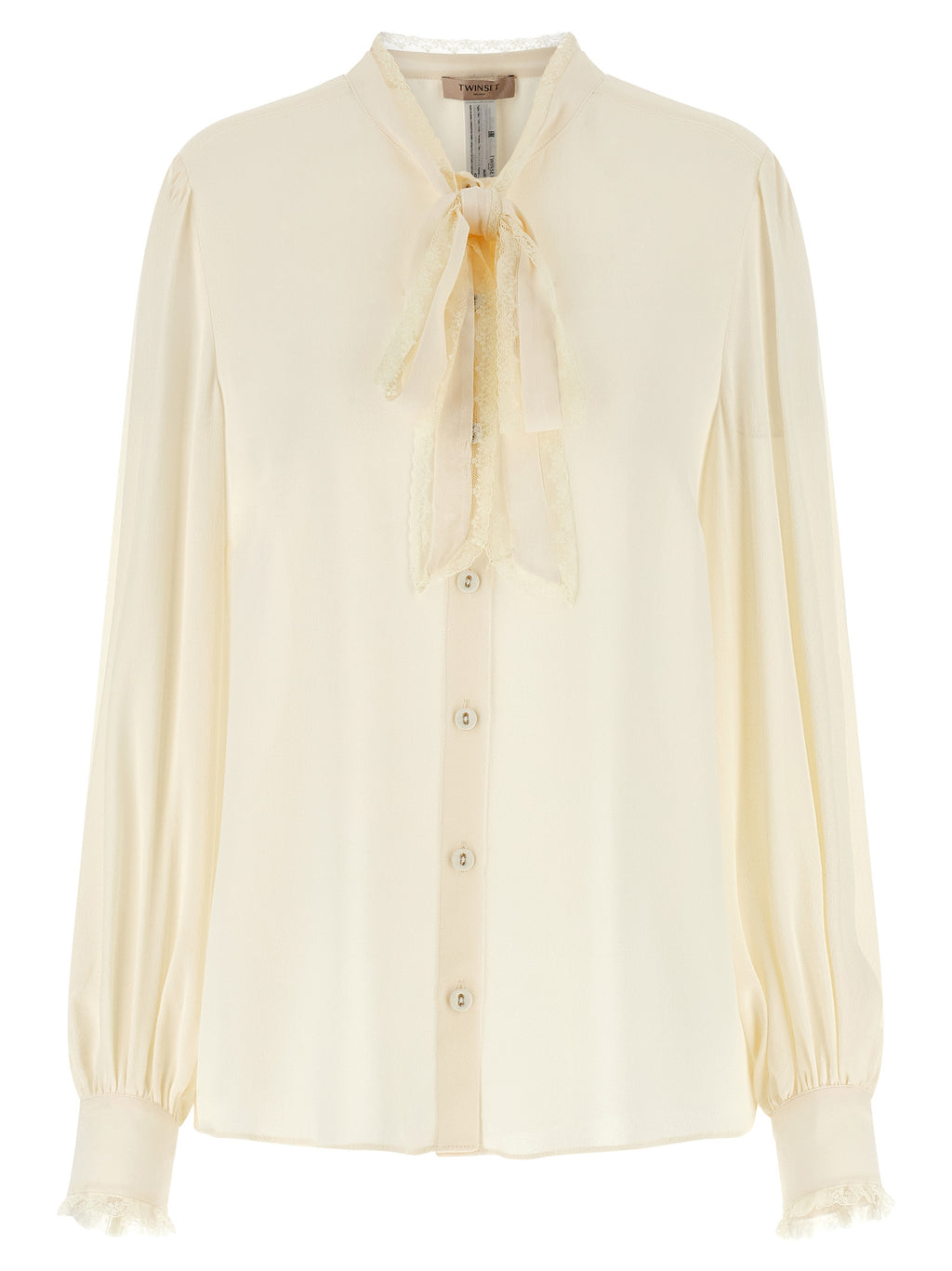 Twinset White Viscose Blouse