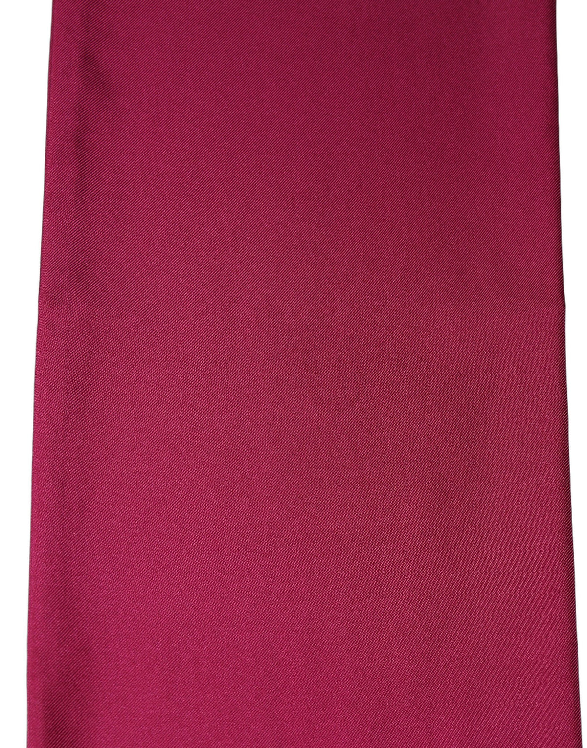 Dolce & Gabbana Herren weinroter Seidenschal mit Fransen und Spitze