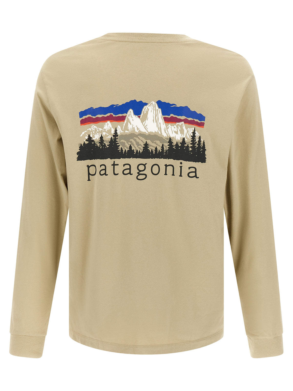 PATAGONIA Beiges Baumwoll-T-Shirt