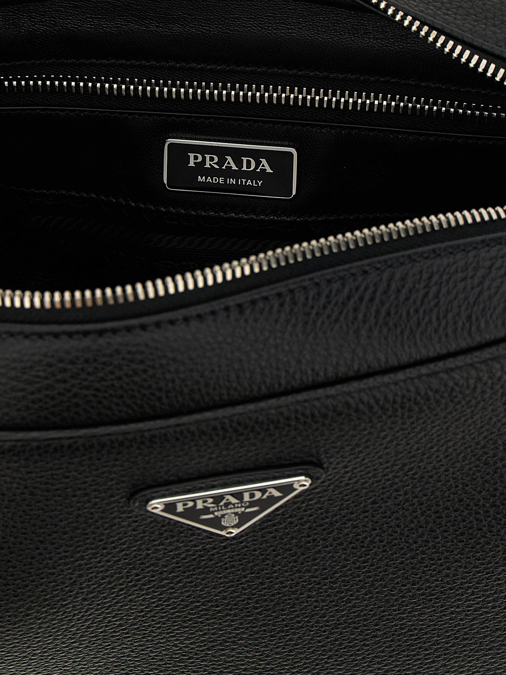 Prada Black Calfskin Crossbody Bag