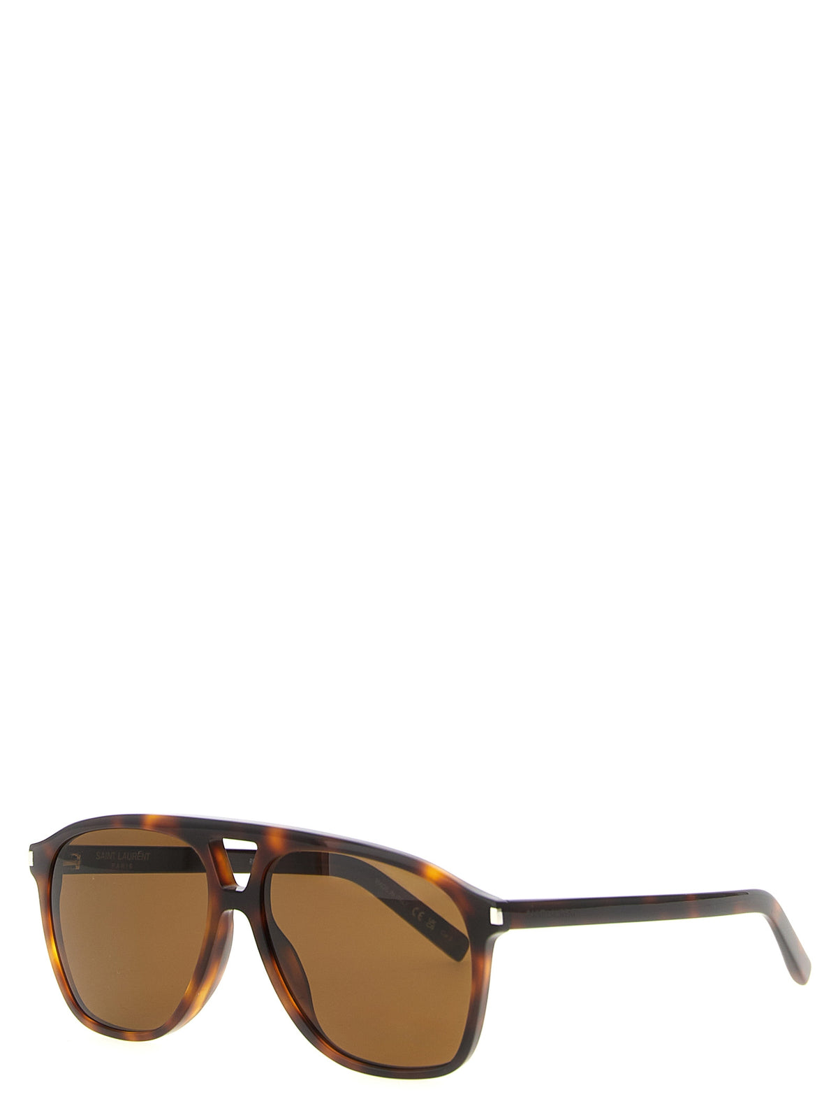 Saint Laurent Braune Acetat-Sonnenbrille