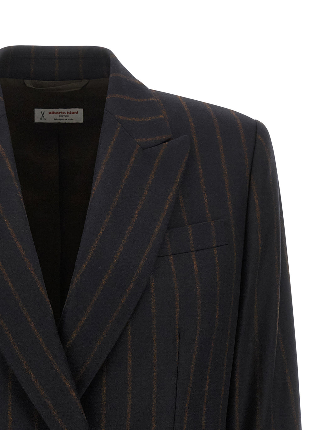 Alberto Biani Blue Wool Blazer
