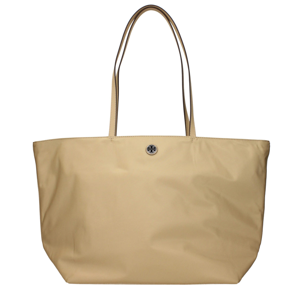Tory Burch Schultertasche aus beigem Stoff