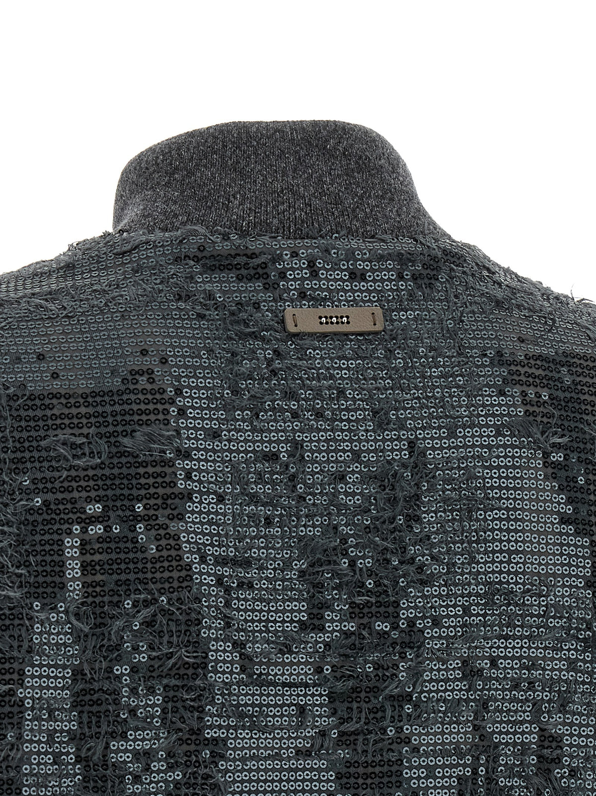 Peserico Ärmellose Jacke aus grauem Polyester
