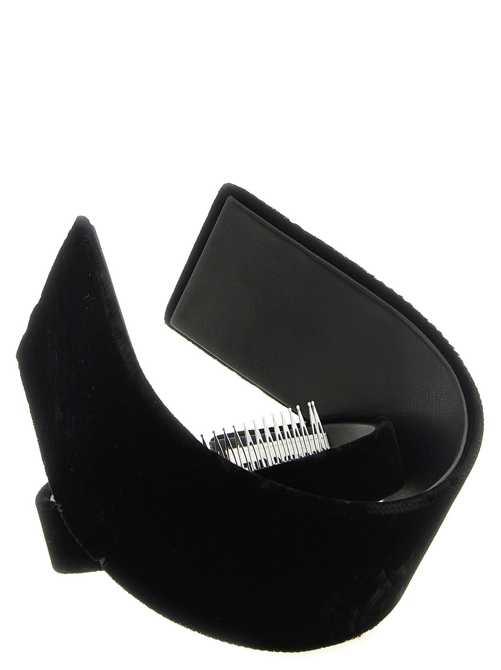 Comme Des Garçons Schwarzes Viskose-Haarband