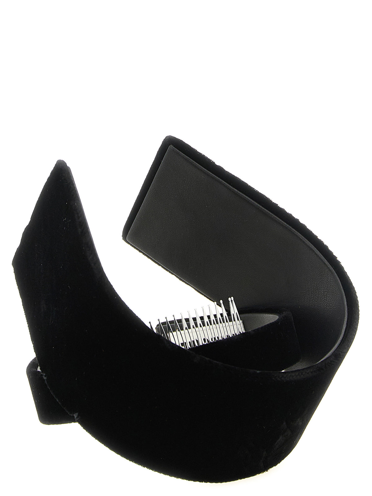 Comme Des Garçons Schwarzes Viskose-Haarband