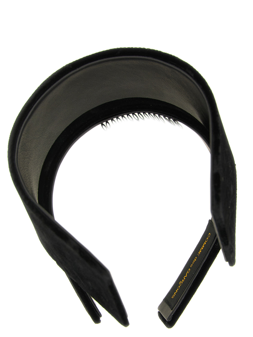 Comme Des Garçons Schwarzes Viskose-Haarband