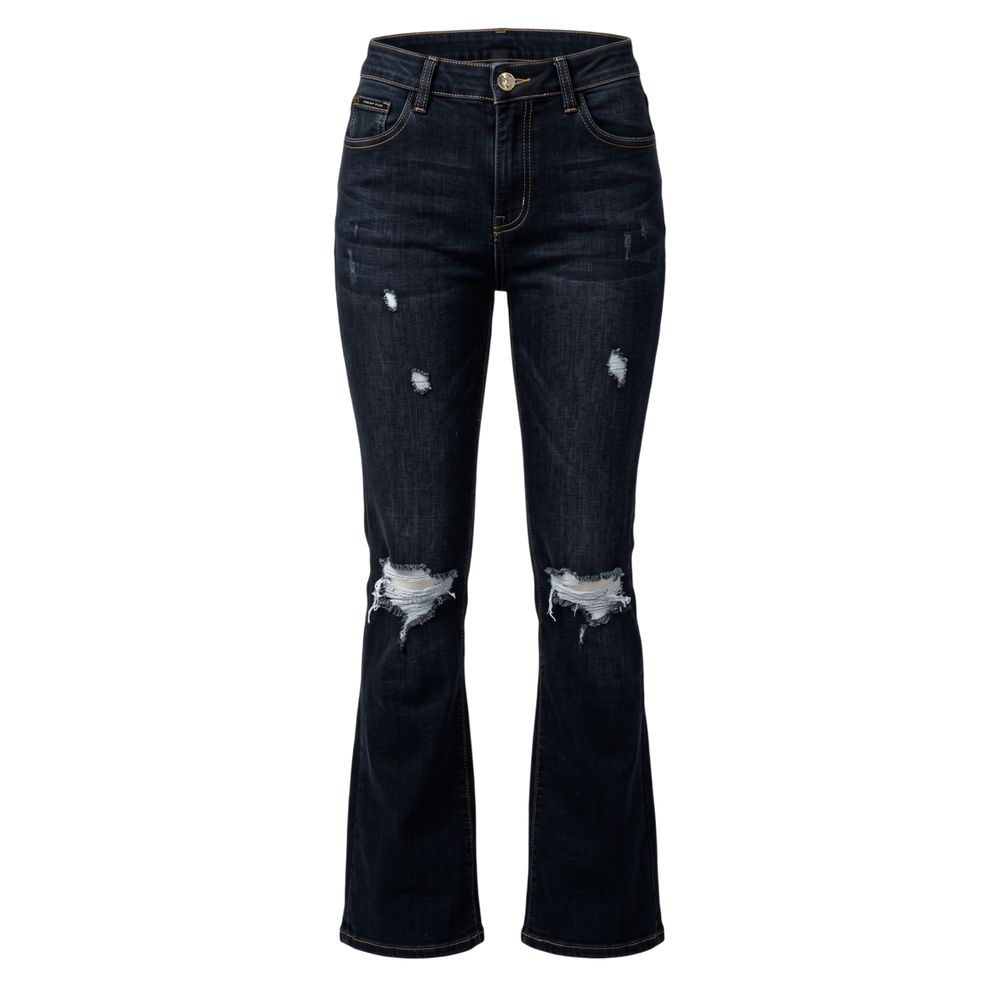 Philipp Plein Blaue Baumwoll-Damenjeans