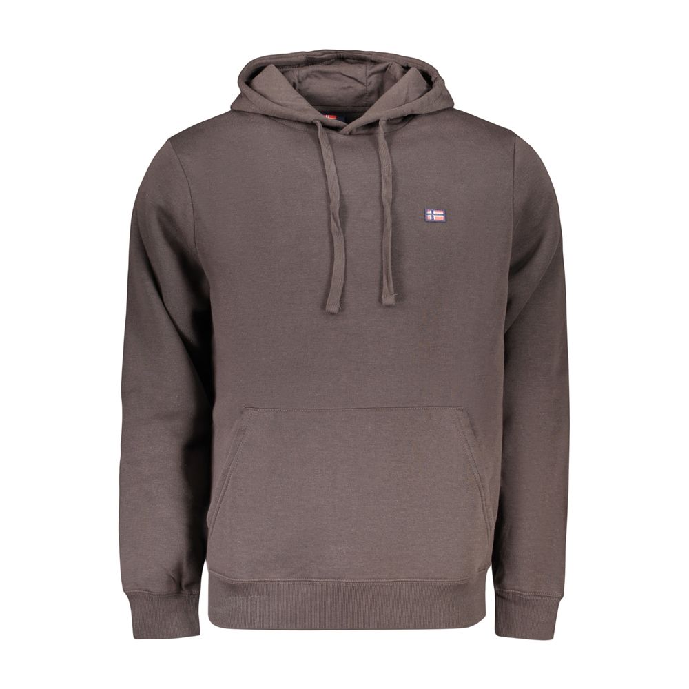 Norwegen 1963 Braunes Herren-Sweatshirt aus Baumwolle