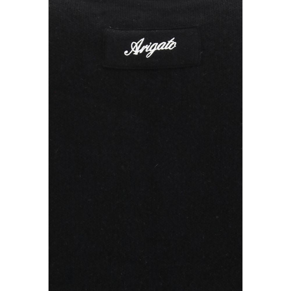 Axel Arigato Schwarzes Wolle Oves Aries Sweatshirt