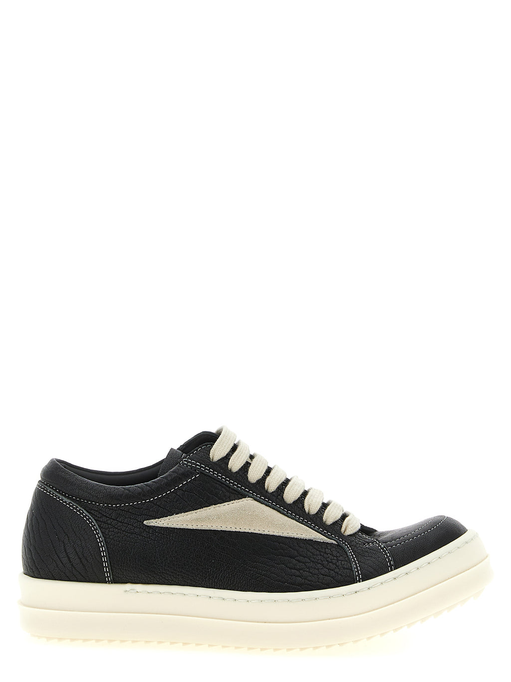 Rick Owens Bicolor Lammleder Low Top Sneaker