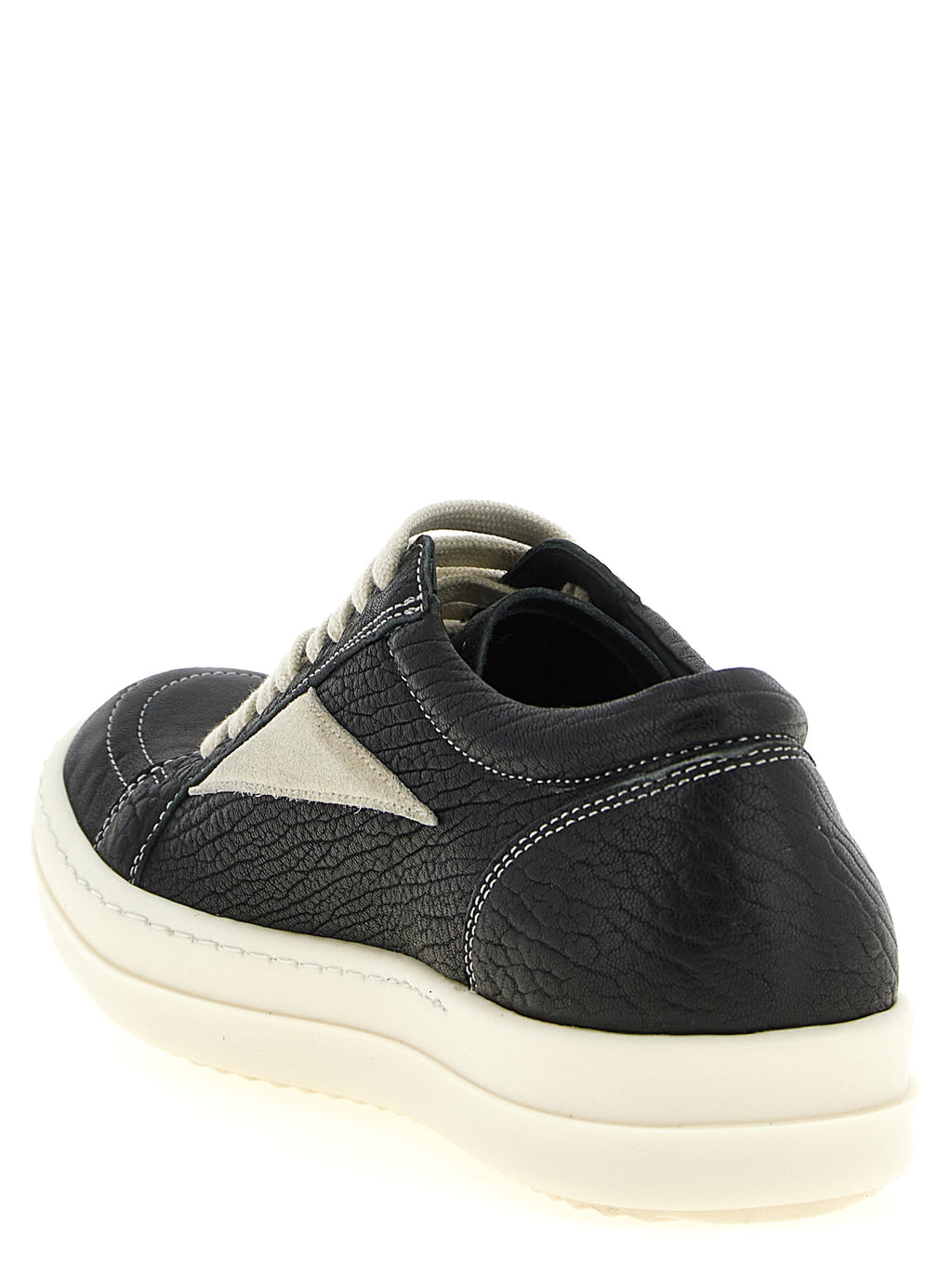 Rick Owens Bicolor Lammleder Low Top Sneaker