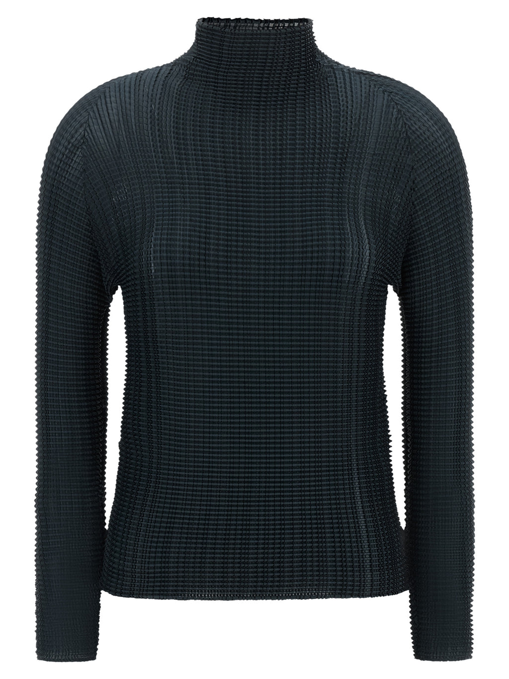Issey Miyake Blue Polyester Cardigan