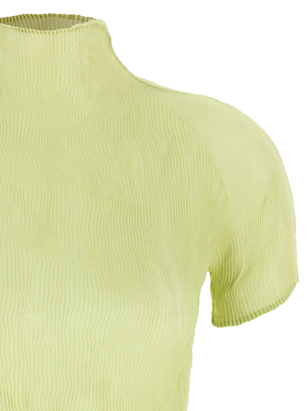 Issey Miyake Bicolor-Polyester-T-Shirt