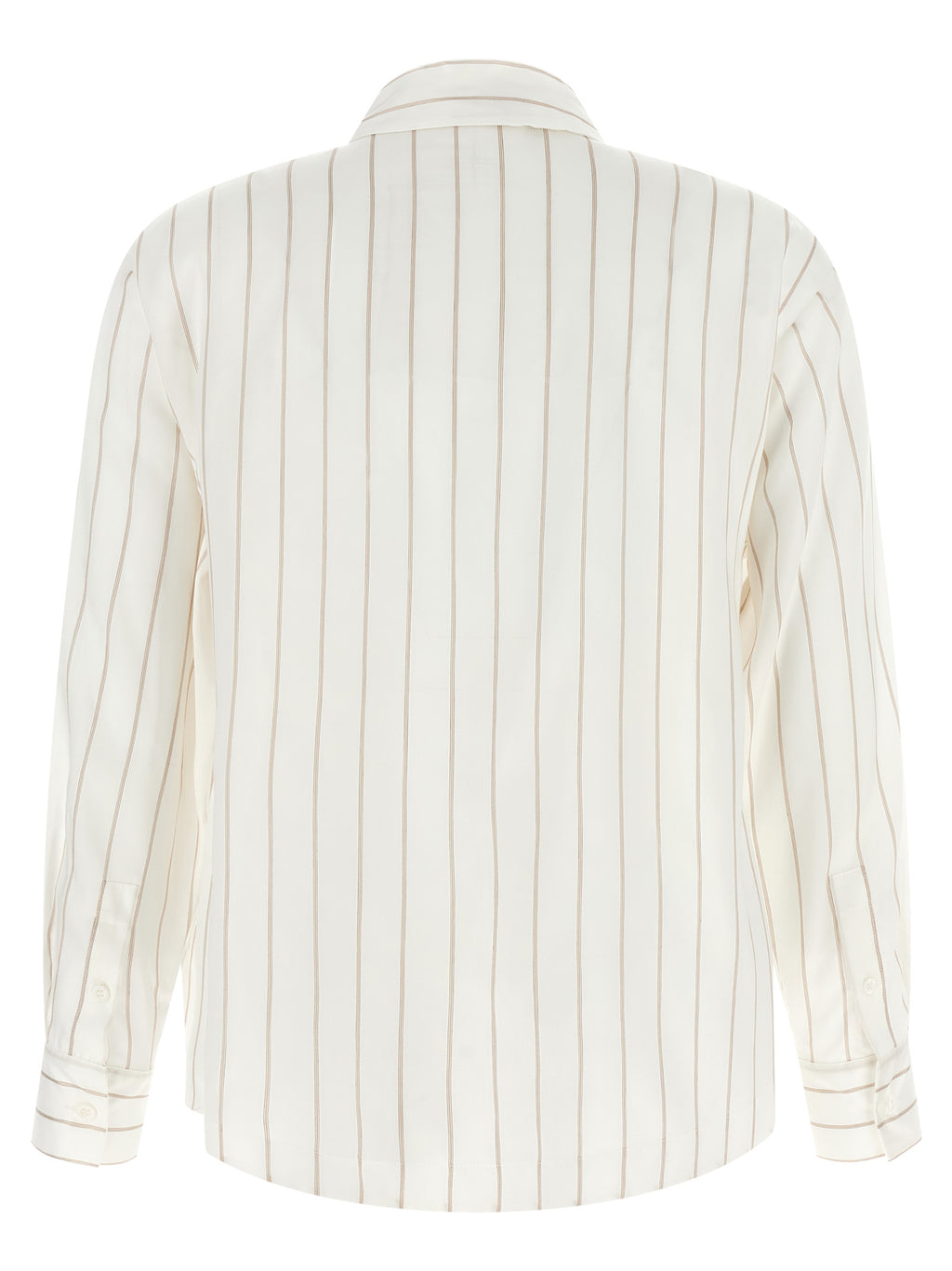 Peserico Bluse aus beigefarbener Lyocellfaser