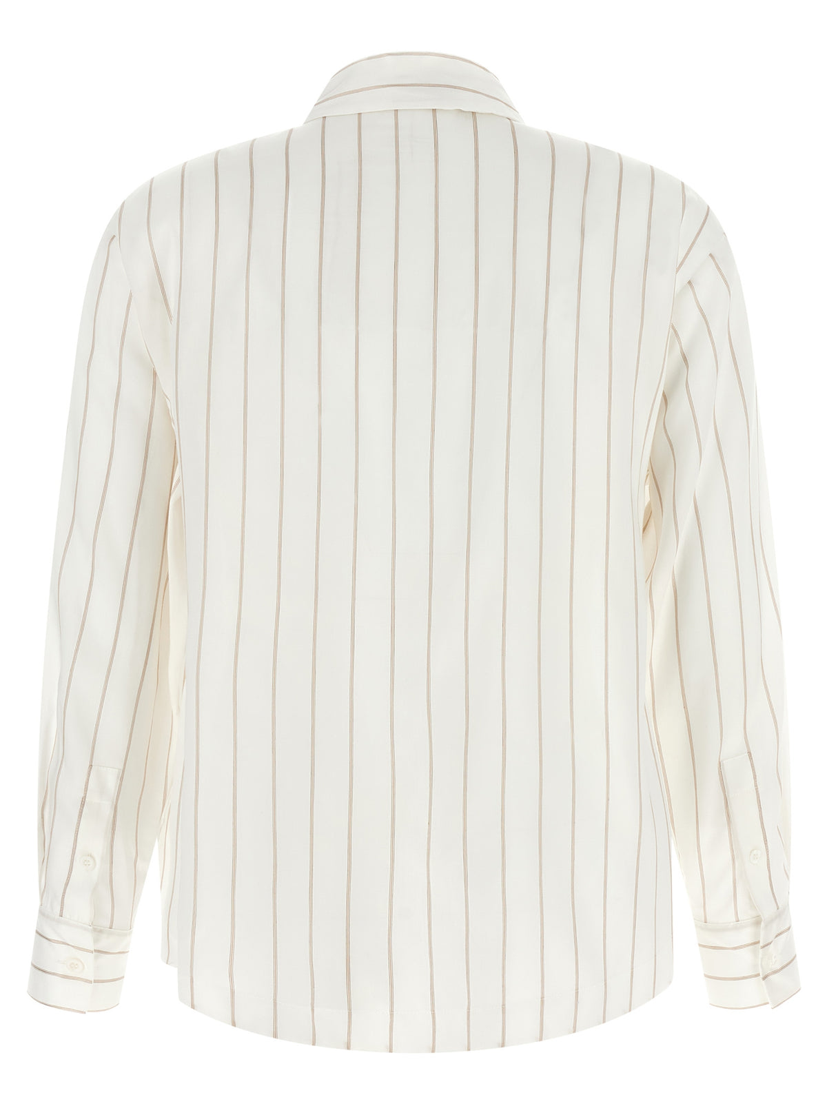 Peserico Bluse aus beigefarbener Lyocellfaser