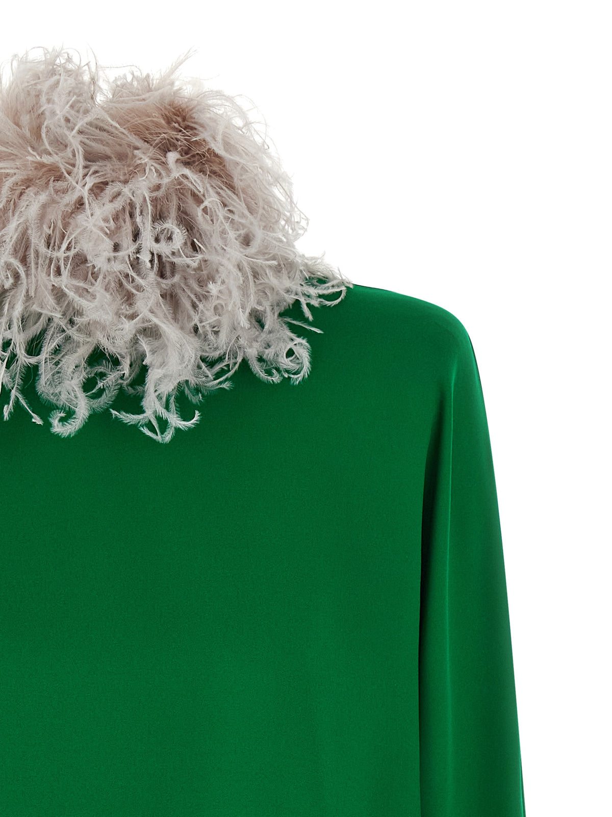 Valentino Garavani Kurzes Bicolor-Seidenkleid